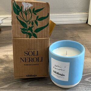 Siblings Soli Neroli Candle - New in box